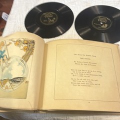 Victor Chimney Corner Bubble Book 78 RPM Shellac Box Set Illustrated Book