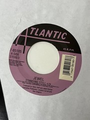 Jewel 45 rpm 2001 Vinyl Single Standing Still / Grey Matter (Live) Promo Poster