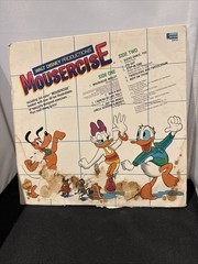 Walt Disney Mousercise Disneyland 62516 Vinyl Record LP 1982 Vintage untested(W)