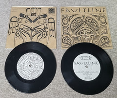 2 – Faultline 7” Vinyl EP Alliance Records Rare 1990s DIY Indie Post-Punk