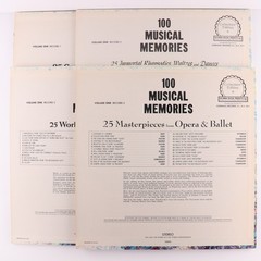 100 Musical Memories 25 Great Concert Favorites Vol.1 Records 1-4 4X 12″ LP