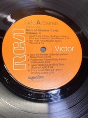 Skeeter Davis Best Of Vol. II Vinyl LP 1973 RCA Victor Record APL1-0190-A