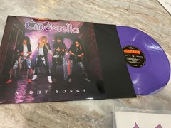 CINDERELLA LP NIGHT SONGS MOVLP1579 2016 PURPLE VINYL NUMBERED M/M