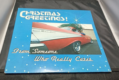 Christmas Greetings Vinyl Record Album from someone who really cares 1986 Impact