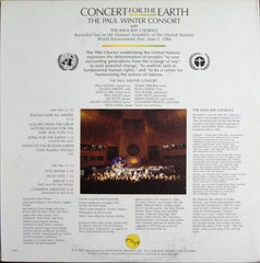 The Winter Consort – Concert For The Earth (LP, Album, Gat) (Very Good Plus (VG+