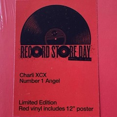 CHARLI XCX – PARTY 4 U 7″ CRYSTAL CLEAR + NUMBER 1 ANGEL RED 12″ RSD26 SEALED