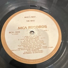 The Who Who’s Next 12″ Black Vinyl LP Rock MCA Records MCA-3024