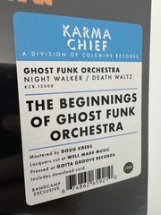 Ghost Funk Orchestra – Night Walker / Death Waltz – Bandcamp Green Vinyl Sealed