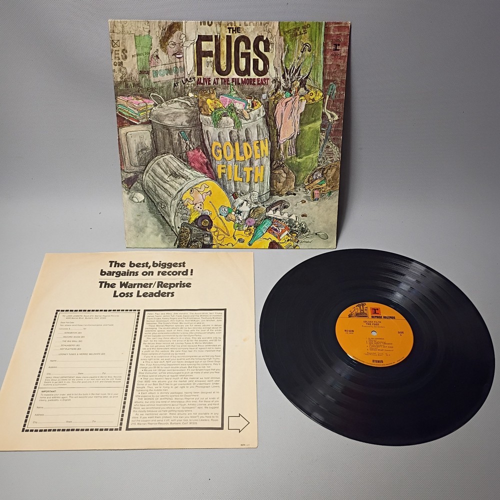The Fugs Golden Filth Alive at the Fillmore East Vintage Vinyl 1970 LP Record
