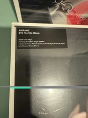 OES Target Exclusive Silver Vinyl Record LP Vinyl Edition Arirang Suga Clear