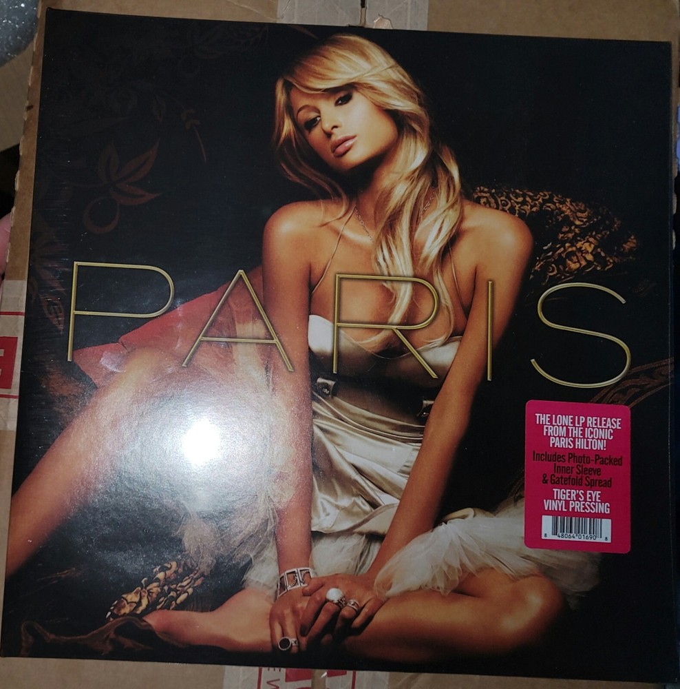 Paris Hilton – “PARIS” Limited Edition – Tiger’s Eye Colored Vinyl LP NEW