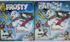 Vintage Frosty The Snowman Book and Record Lot Peter Pan