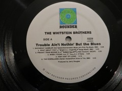 Whitstein Brothers – Trouble Ain’t Nothin’ But The Blues – 1987 Vinyl LP EX/VG