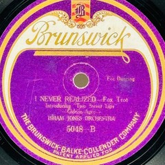 Isham Jones Love Bird 10 Inch Shellac Record 78 RPM 1920s Brunswick 5048 VG Jazz