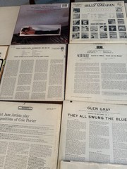 Lot Of 20 Vintage Vinyls Various jazz, folk, calypso, swing, classical – Desc