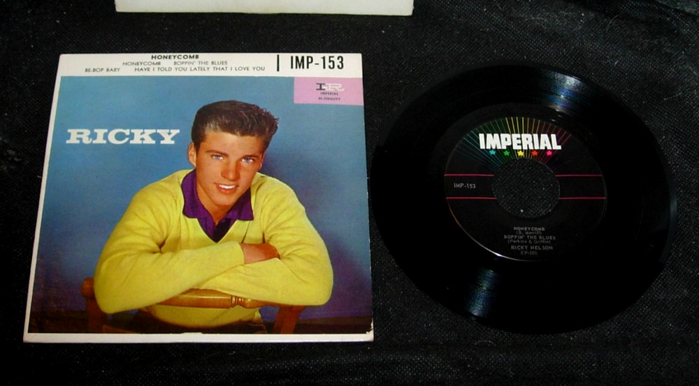 Ricky Nelson,Ricky,Honeycomb,picture sleeve,Nice