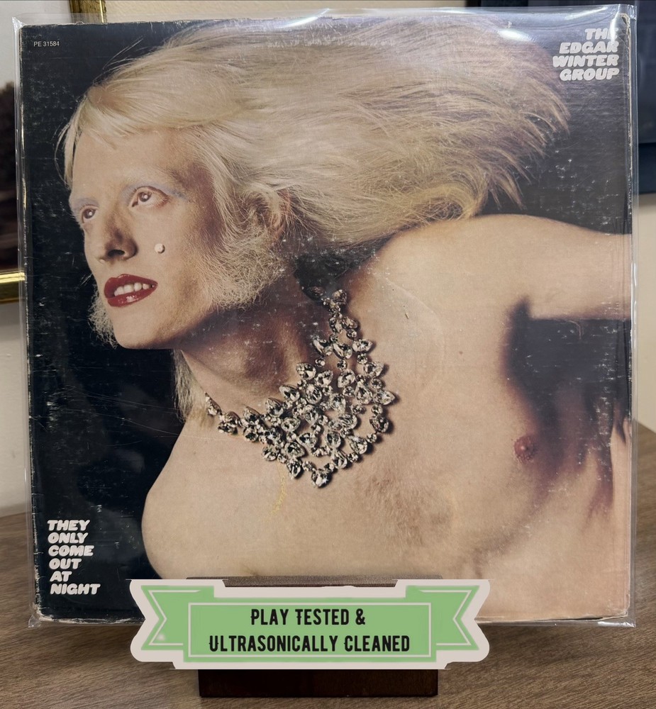 Edgar Winter Group They Only Come Out At Night 1972 CBS Record Vinyl LP PE 31584
