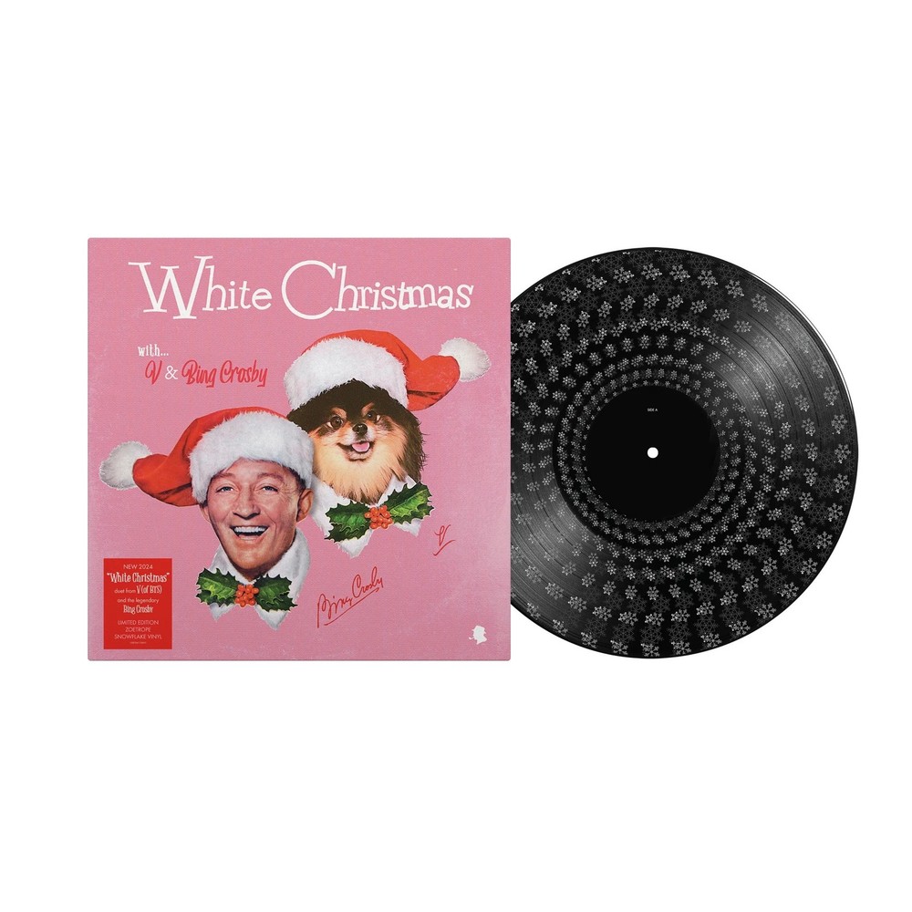 V of BTS x Bing Crosby – White Christmas (ZOETROPE DISC) – HOLIDAY *SEALED/PICTU