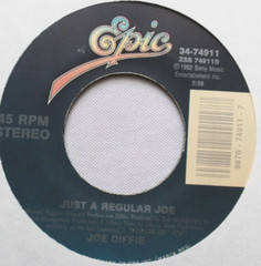 JOE DIFFIE HONKY TONK ATTITUDE / JUST A REGULAR JOE 45 7″ JUKEBOX RECORD