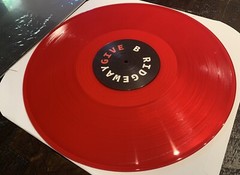 RIDGEWAY Give LP Red Vinyl 150-Glare Fleshwater Leaving Time Downward Gleemer