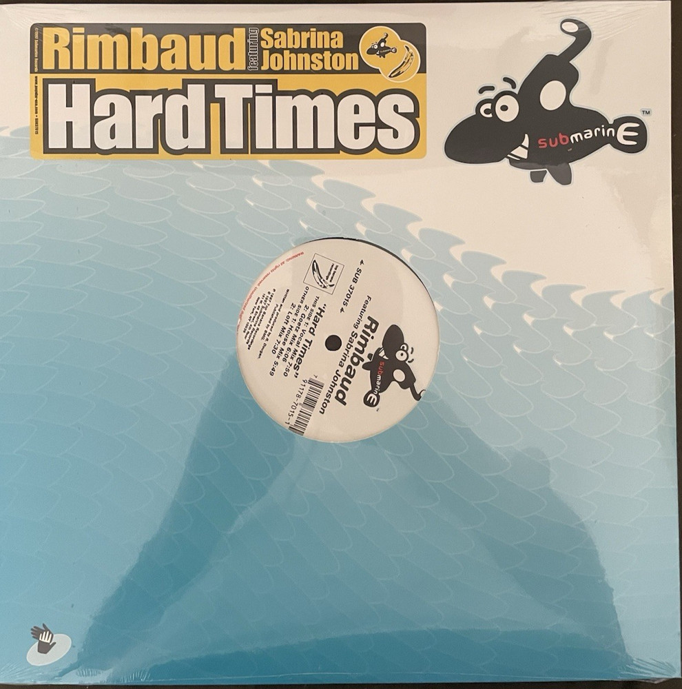 Rimbaud- Hard Times with Sabrina Johnston- 12″ Vinyl Single- Brand New Sealed