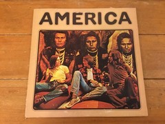 America “America” Reissue Vinyl = VG+ 12″ LP Record Rock, Soft Rock, Pop Rock
