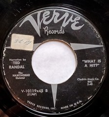 Ted Randal – “What Is A Disc Jockey?” / “What Is A Hit?” (7″) (Very Good (VG)) –