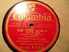 1928 Armand NARCON Bass Joseph Szyfer LE CID Air de Don Diegue HERODIADE RFX 4