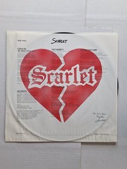 “SCARLET” 1985 PHANTASM PRIVATE/INDIE LP HAIR/GLAM/HARD ROCK LYRICS