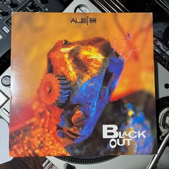 ALEPH Black Out OG LP Italy Time Records Italo Disco Synth Electro NM 1988