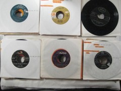 record lot 45 rpm VG 100 vinyl w/ sleeves Pop hits 50s-70s Oldies FREE SHIP 5N