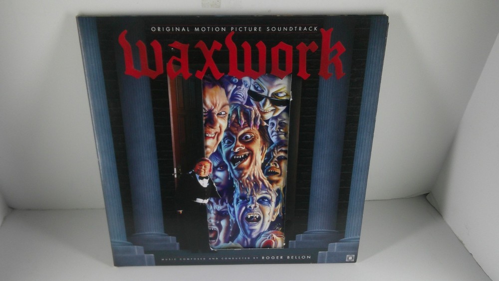 WAXWORK Roger Bellon gf die cut am orange swirl TerrorVision RSD (2022) M- LP