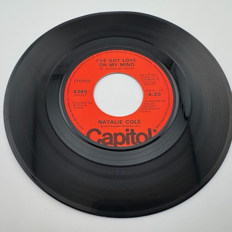 Natalie Cole – Ive Got Love On My Mind & Unpredictable You VG+