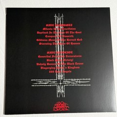 Savage Necronomancy LP Record Red Vinyl Black Metal 33⅓ RPM