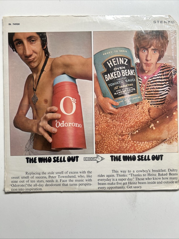 The Who Sell Out LP Sealed DL 74950 Stereo Rare Vinyl Daltrey Townshend