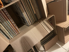Lot of 9 Random used 12″ Vinyl Records plus one free sealed record! LP 1950s–70s
