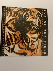 SURVIVOR Eye Of The Tiger SINGLE Theme From Rocky 3 Stallone Take You On A Satur