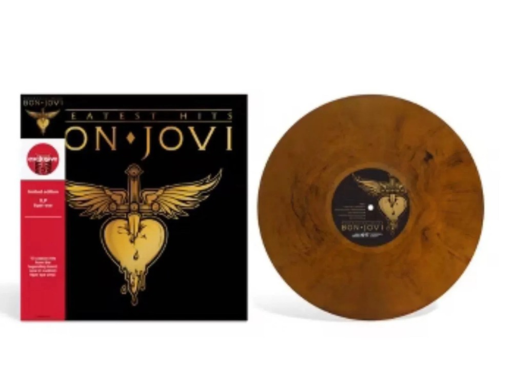 LP – NEW SEALED ♫ Bon Jovi – Greatest Hits – Target Exclusive Tiger Eye