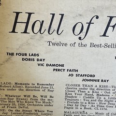 Various Hall Of Fame Hits (Vinyl, 1959) Columbia CL 1308 VG LP Record Album