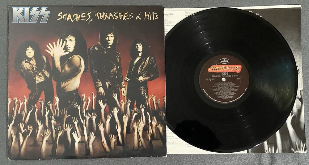 KISS Smashes Thrashes & Hits LP 1988 Mercury 422 836 427-1 EX/EX