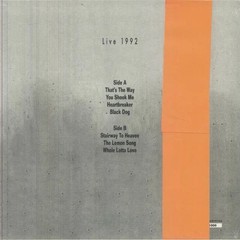 LED ZEPPELIN Whole Lotta Rock! Live 1992 Limited Numbered Gray Marble Vinyl + 7”