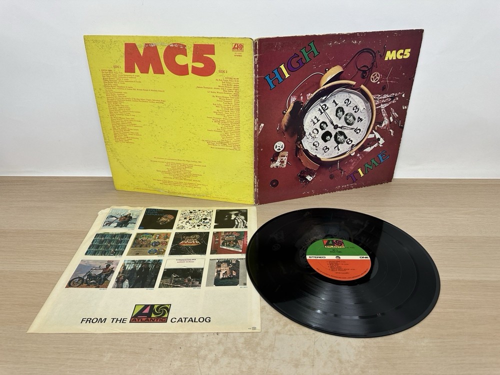 MC5 – High Time – 1971 USA Gatefold Vinyl LP w/ Inner – Atlantic Records SD 8285