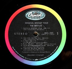 The Beatles Magical Mystery Tour LP Record Black Label