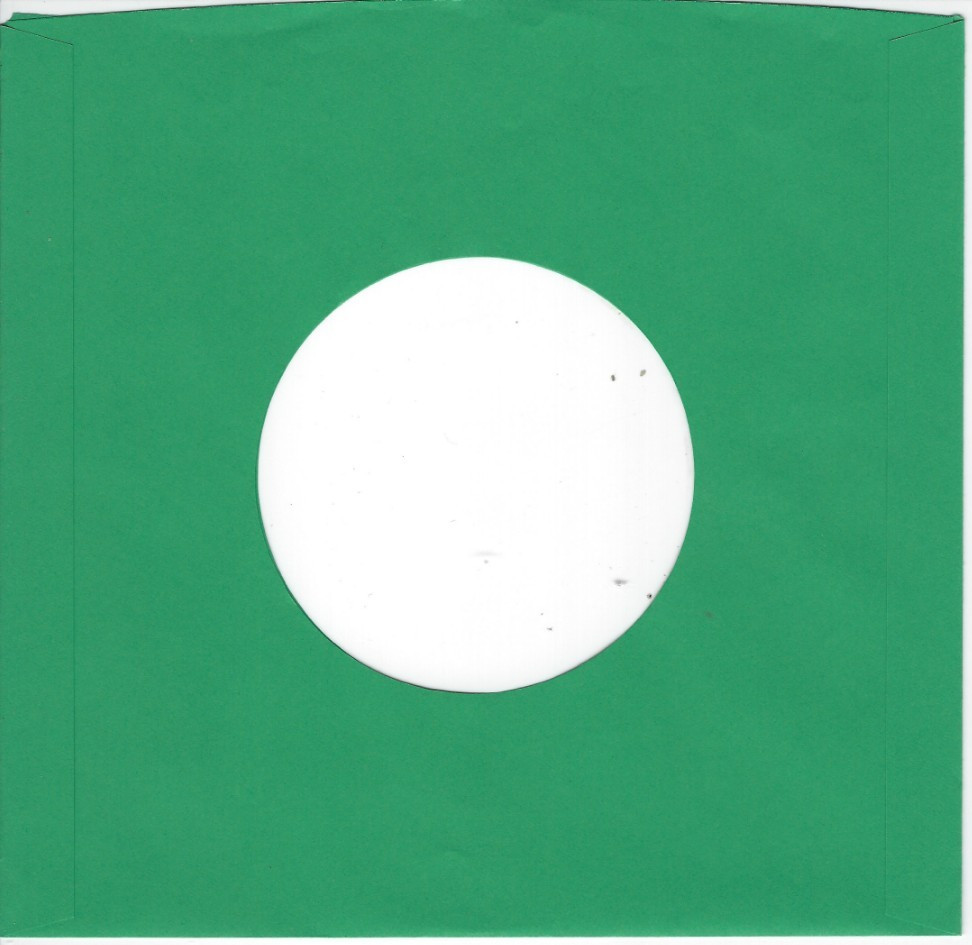 NOS Green Colored 45 RPM Sleeves 50 count per order Shipping included