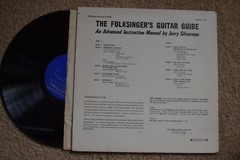 Folksinger’s Guitar Guide Manuel Jerry Silverman w/ 3 books Vol.2 Record LP VG+