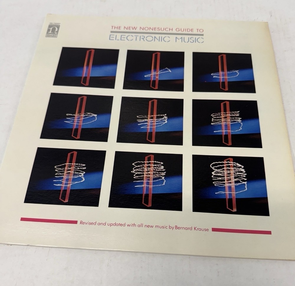The New Nonesuch Guide to Electronic Music LP Bernard Krause NB-78007