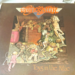 Aerosmith Toys in the Attic LP 12″ Vinyl Hard Rock Columbia Records