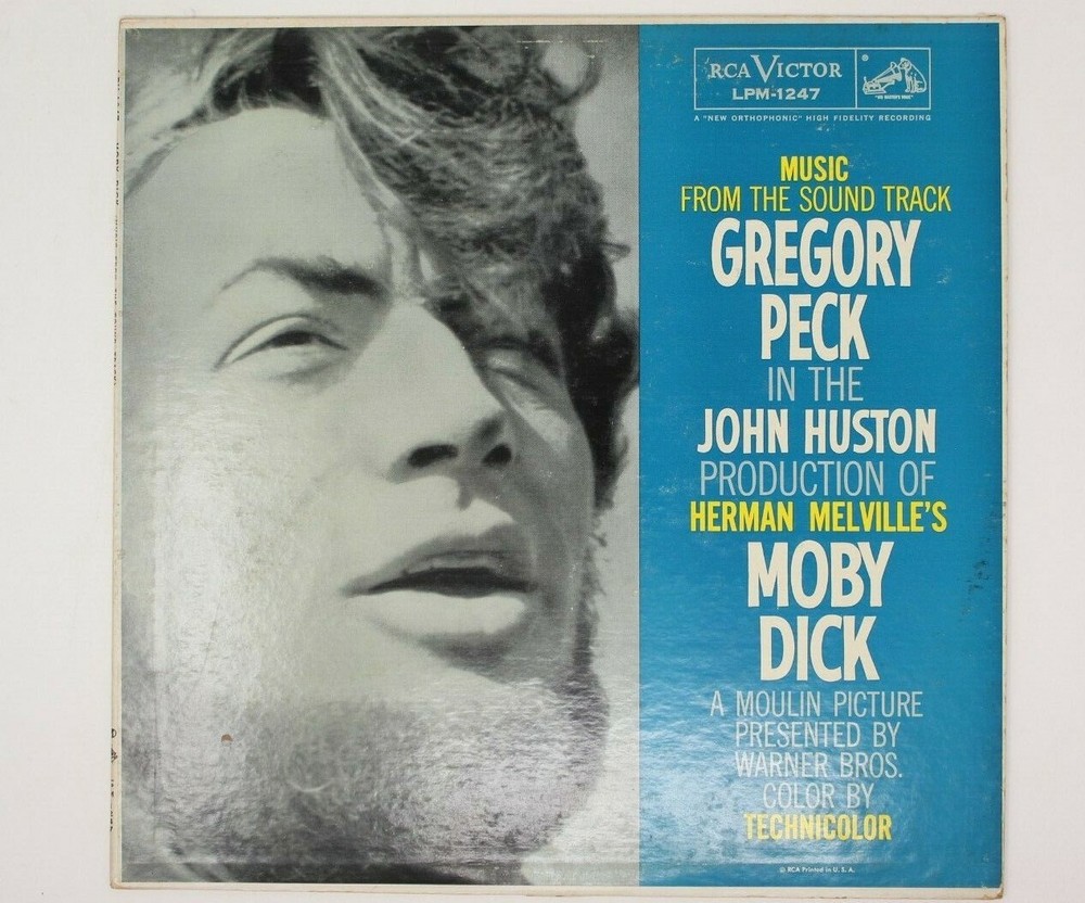 Orig Soundtrack MOBY DICK NMint RCA Gregory Peck MELVILLE Sainton ISHMAEL Whale