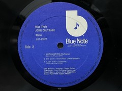 John Coltrane “Blue Train” Bebop Jazz Vinyl LP Record BST 81577 RVG in Shrink