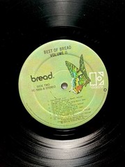 BREAD “The Best of Bread Volume Two” Vinyl LP Elektra Records 7E-1005 Stereo